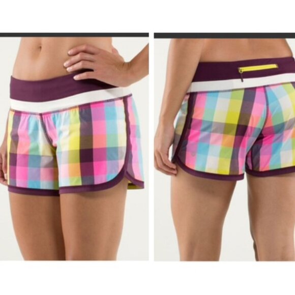 Lululemon Groovy Run Shorts Lined Short Zipper Pocket Drawcord Lightweight Run 6 - Picture 1 of 15